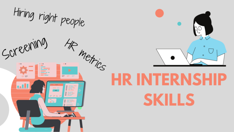 HR Internship skills